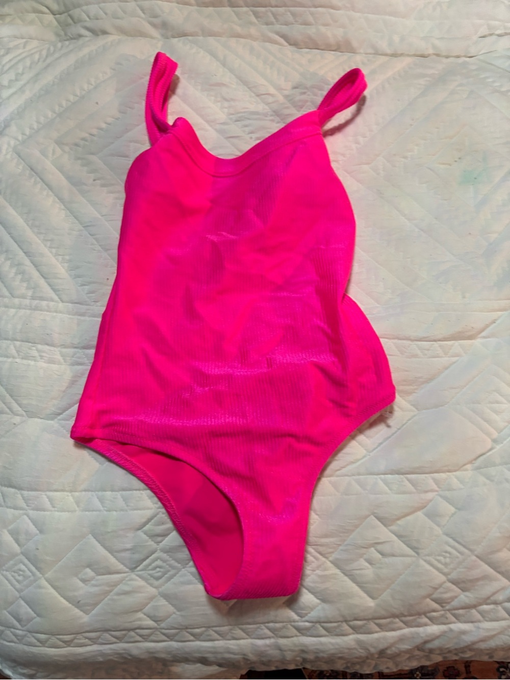 Arie Hot Pink One-Piece Swimsuit XS NWT